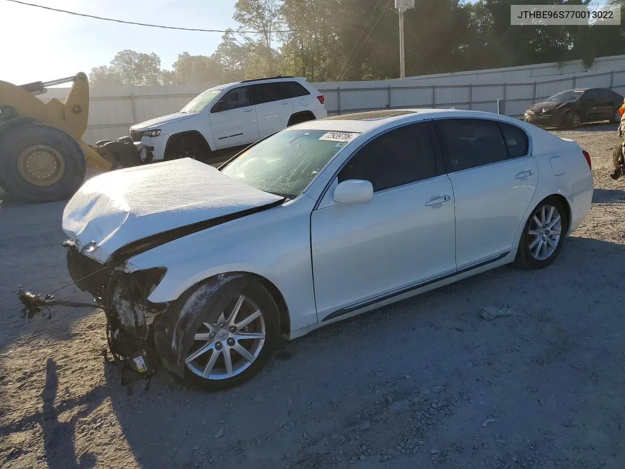 LEXUS GS 2007, VIN JTHBE96S770013022