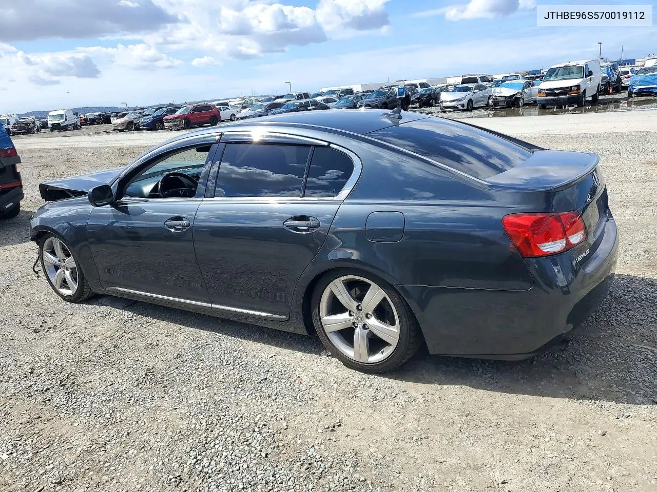 2007 LEXUS GS VIN JTHBE96S570019112 — фото 2