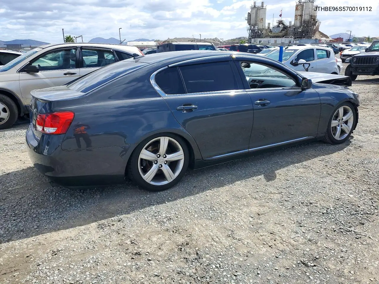 2007 LEXUS GS VIN JTHBE96S570019112 — фото 3