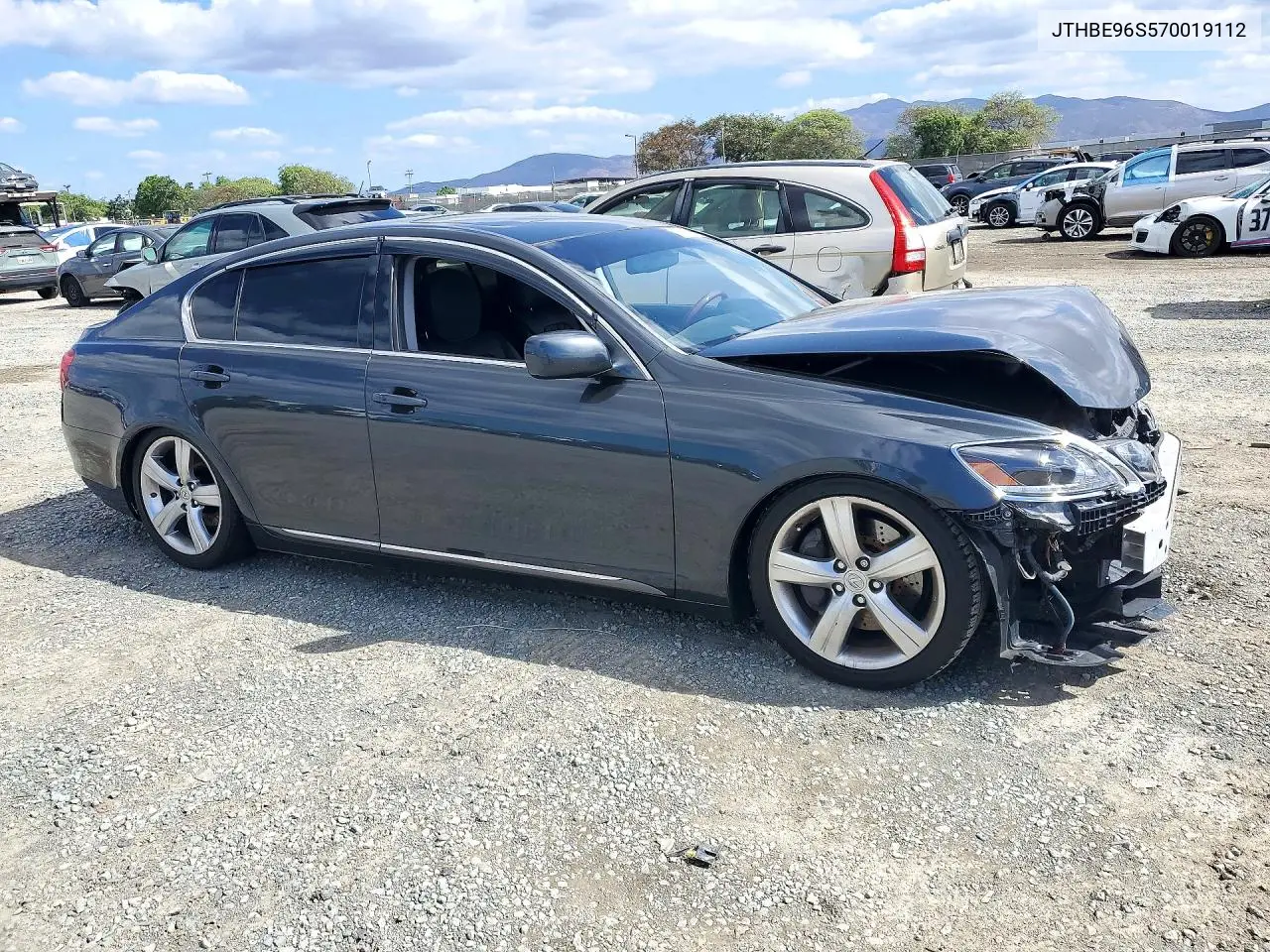 2007 LEXUS GS VIN JTHBE96S570019112 — фото 4