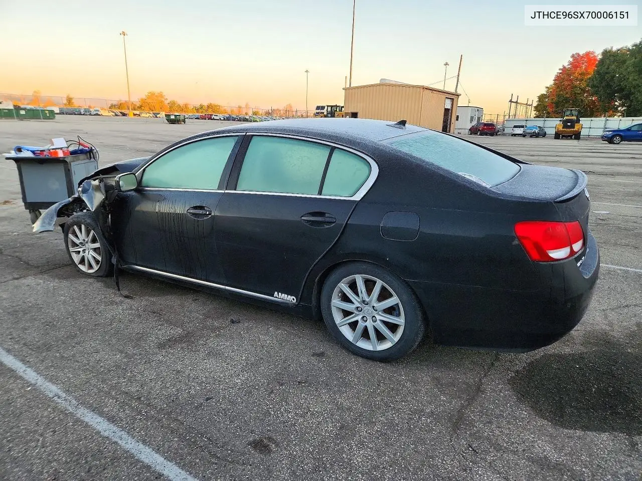 2007 LEXUS GS VIN JTHCE96SX70006151 — фото 2