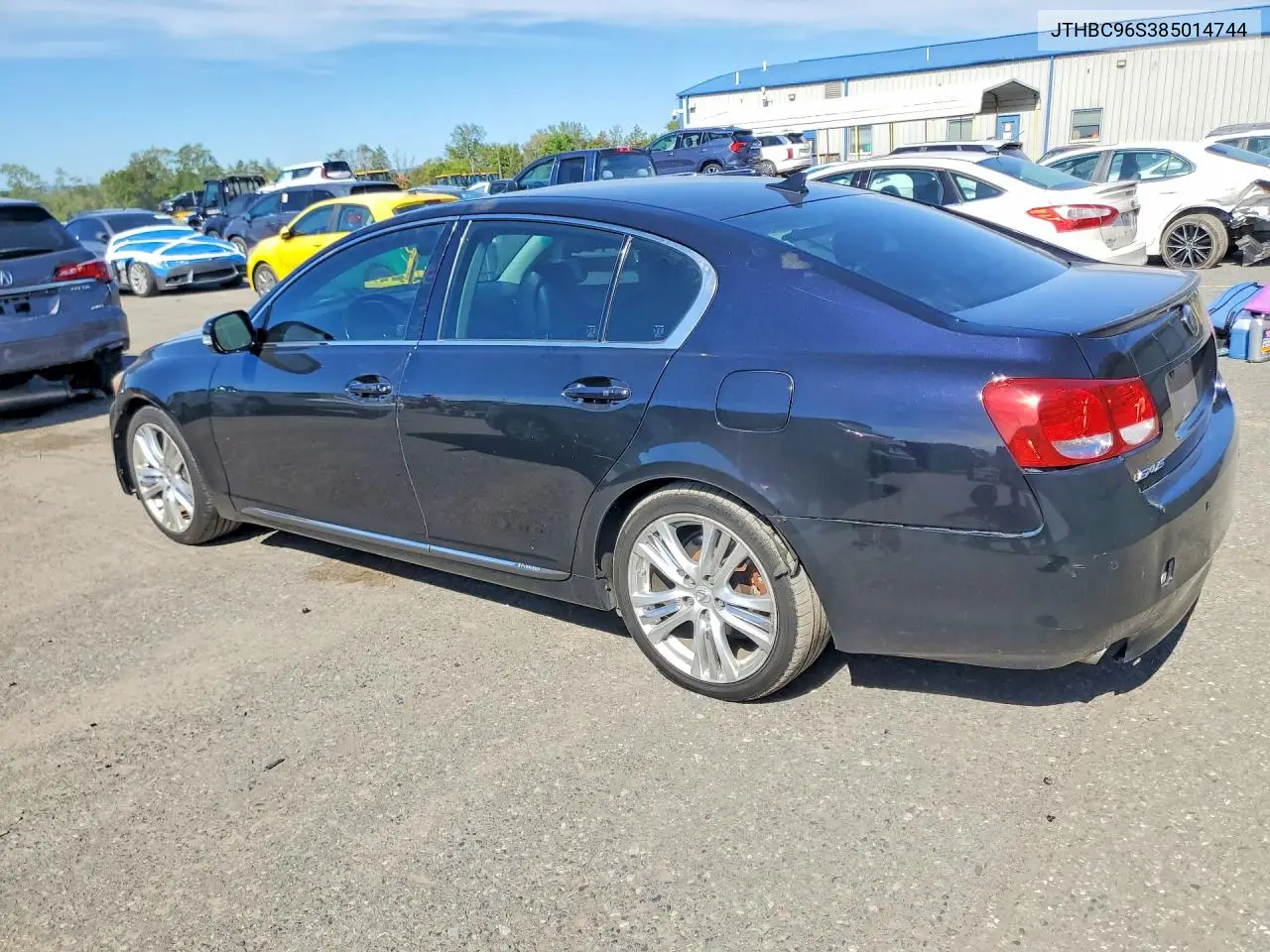 2008 LEXUS GS VIN JTHBC96S385014744 — фото 2