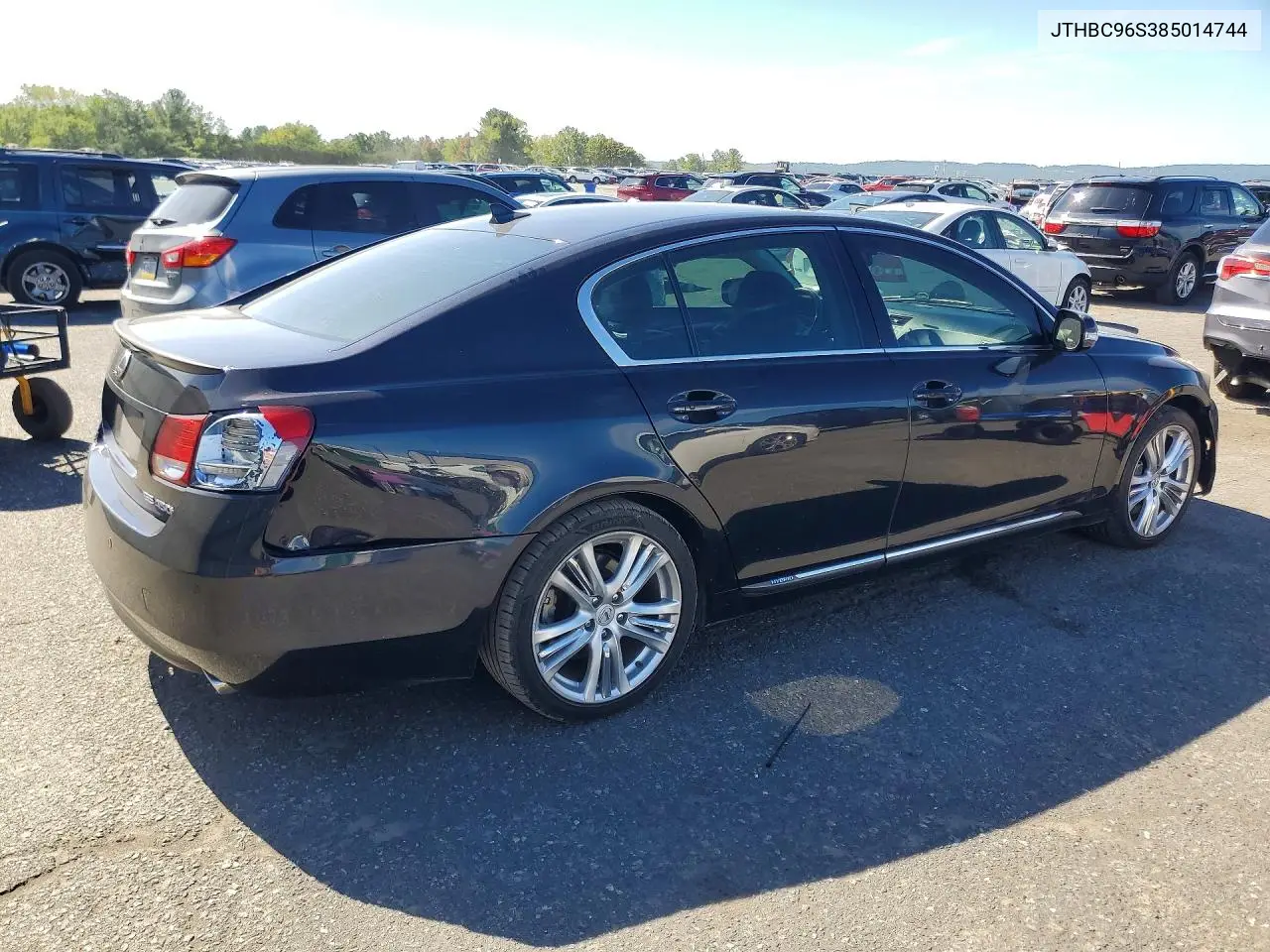 2008 LEXUS GS VIN JTHBC96S385014744 — фото 3