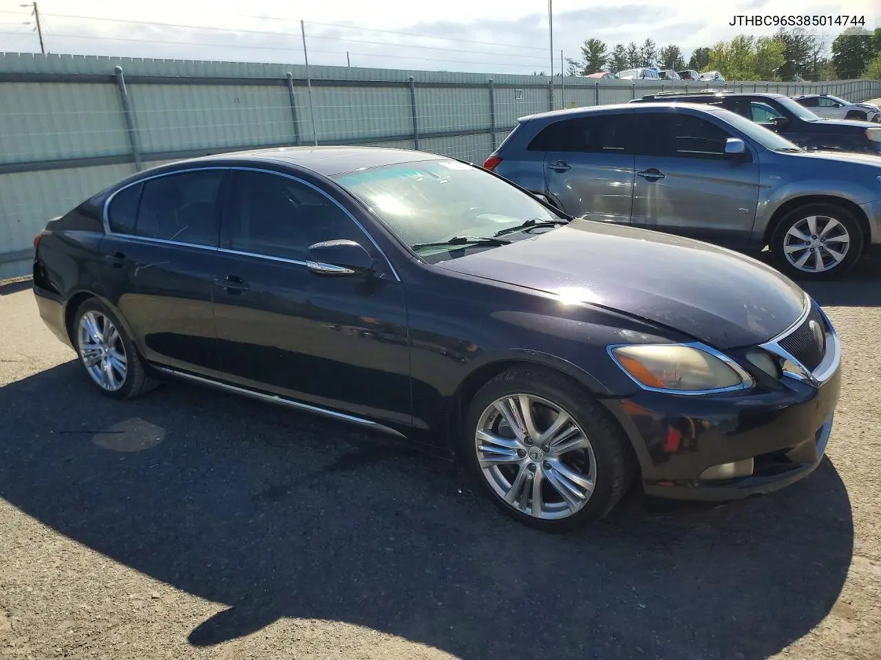 2008 LEXUS GS VIN JTHBC96S385014744 — фото 4