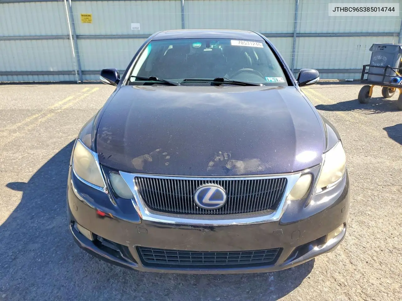 2008 LEXUS GS VIN JTHBC96S385014744 — фото 5
