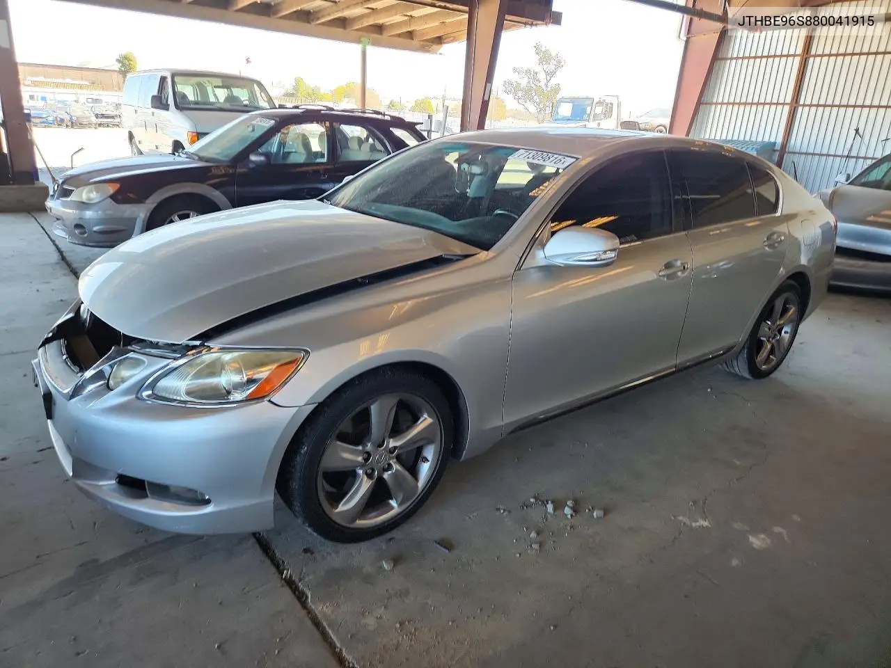 LEXUS GS 2008, VIN JTHBE96S880041915