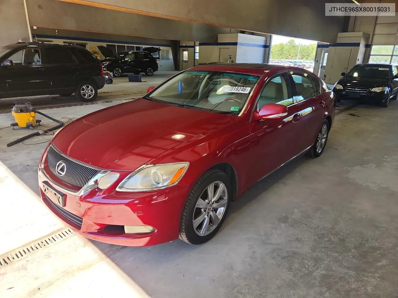 LEXUS GS 2008, VIN JTHCE96SX80015031