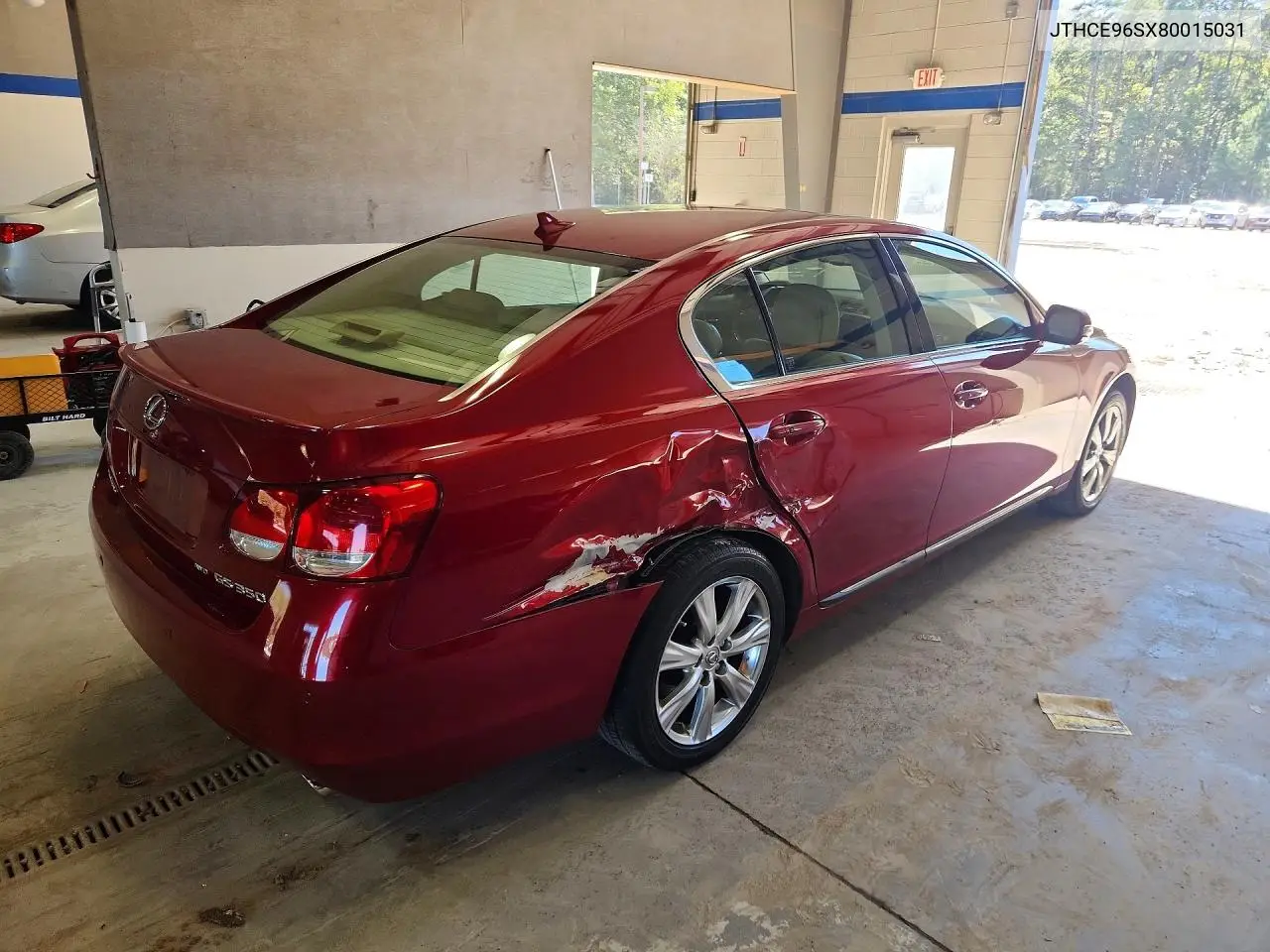 2008 LEXUS GS VIN JTHCE96SX80015031 — фото 3
