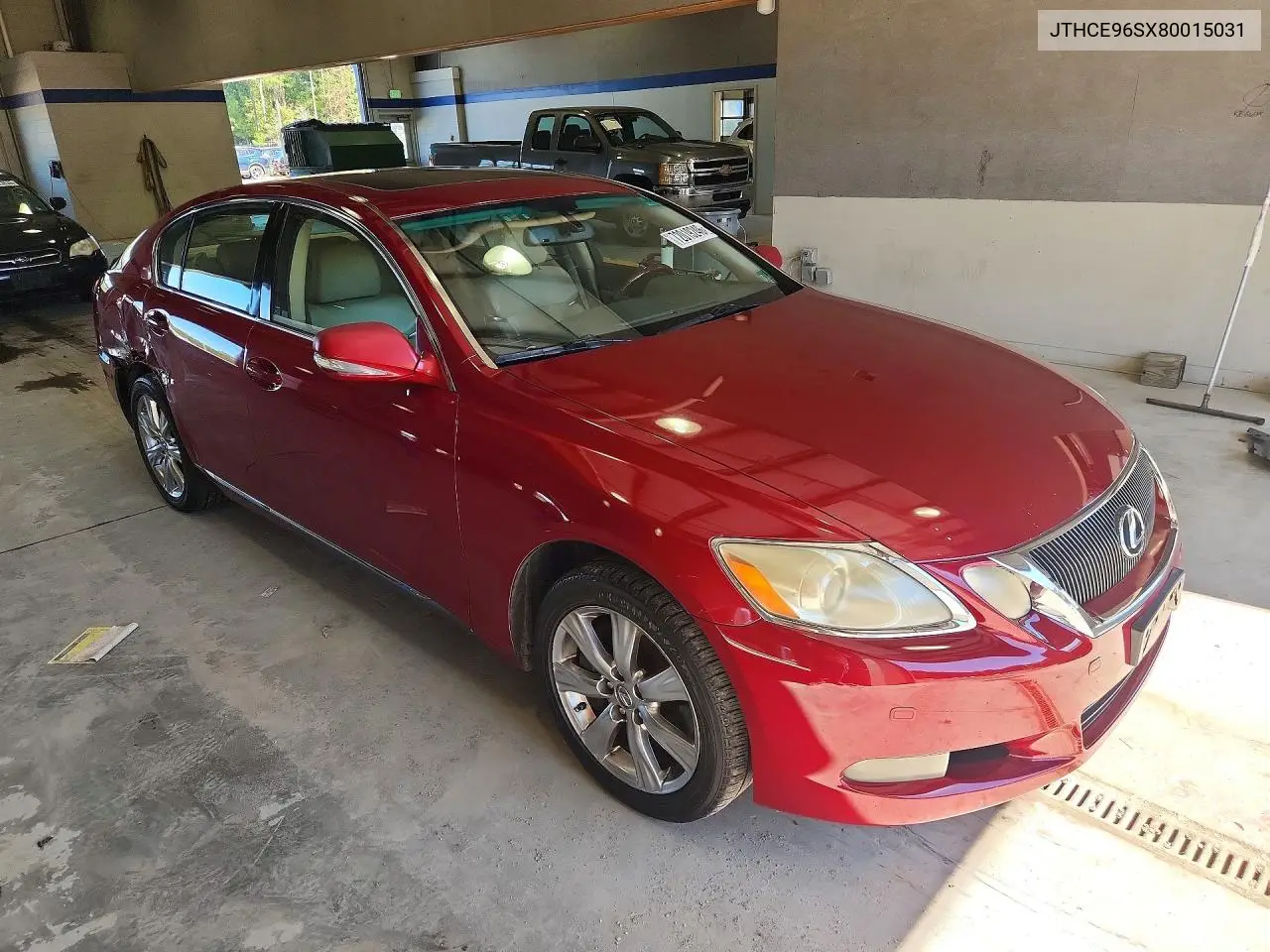 2008 LEXUS GS VIN JTHCE96SX80015031 — фото 4
