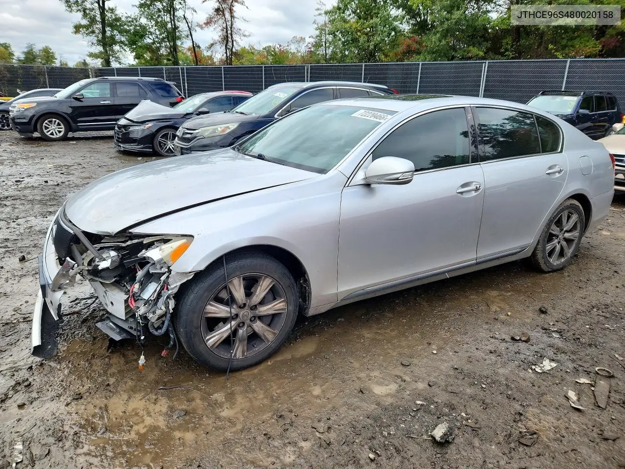 LEXUS GS 2008, VIN JTHCE96S480020158