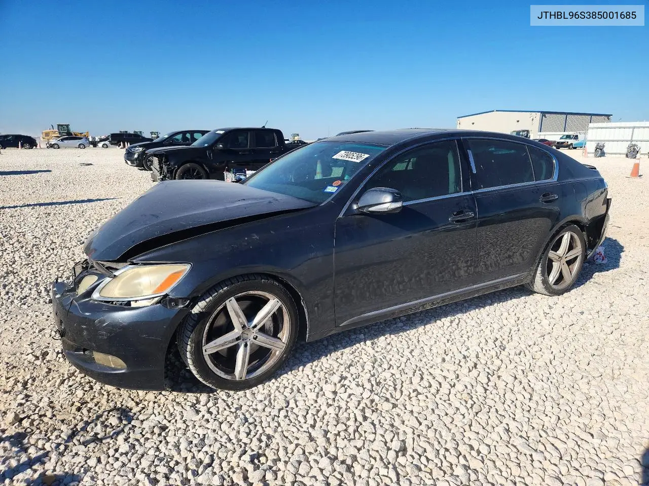 LEXUS GS 2008, VIN JTHBL96S385001685