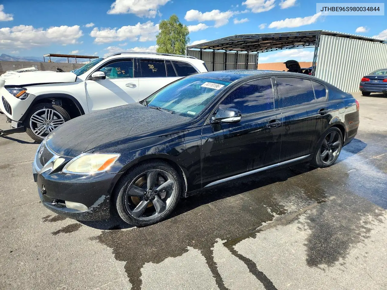 LEXUS GS 2008, VIN JTHBE96S980034844
