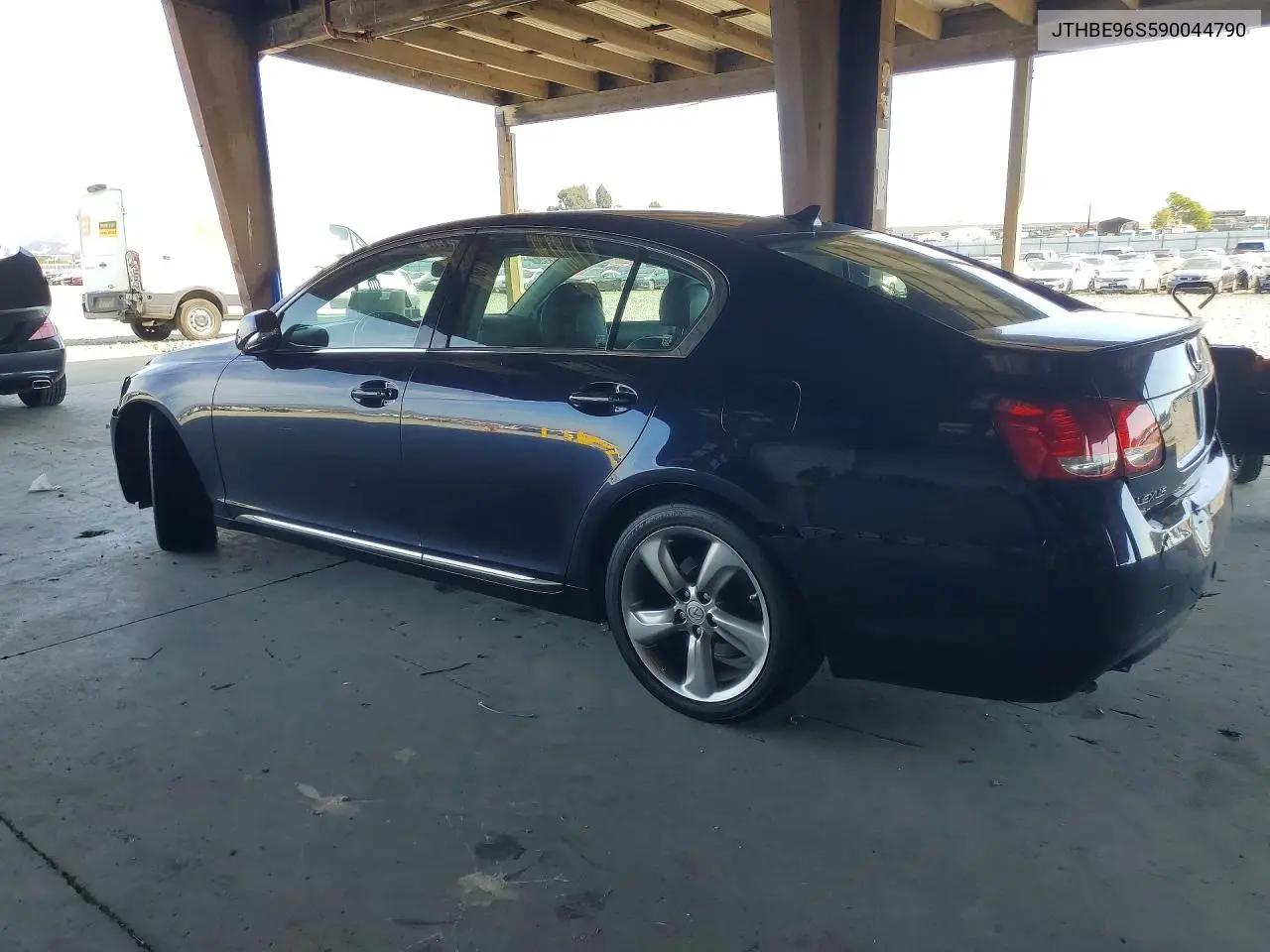 2009 LEXUS GS VIN JTHBE96S590044790 — фото 2