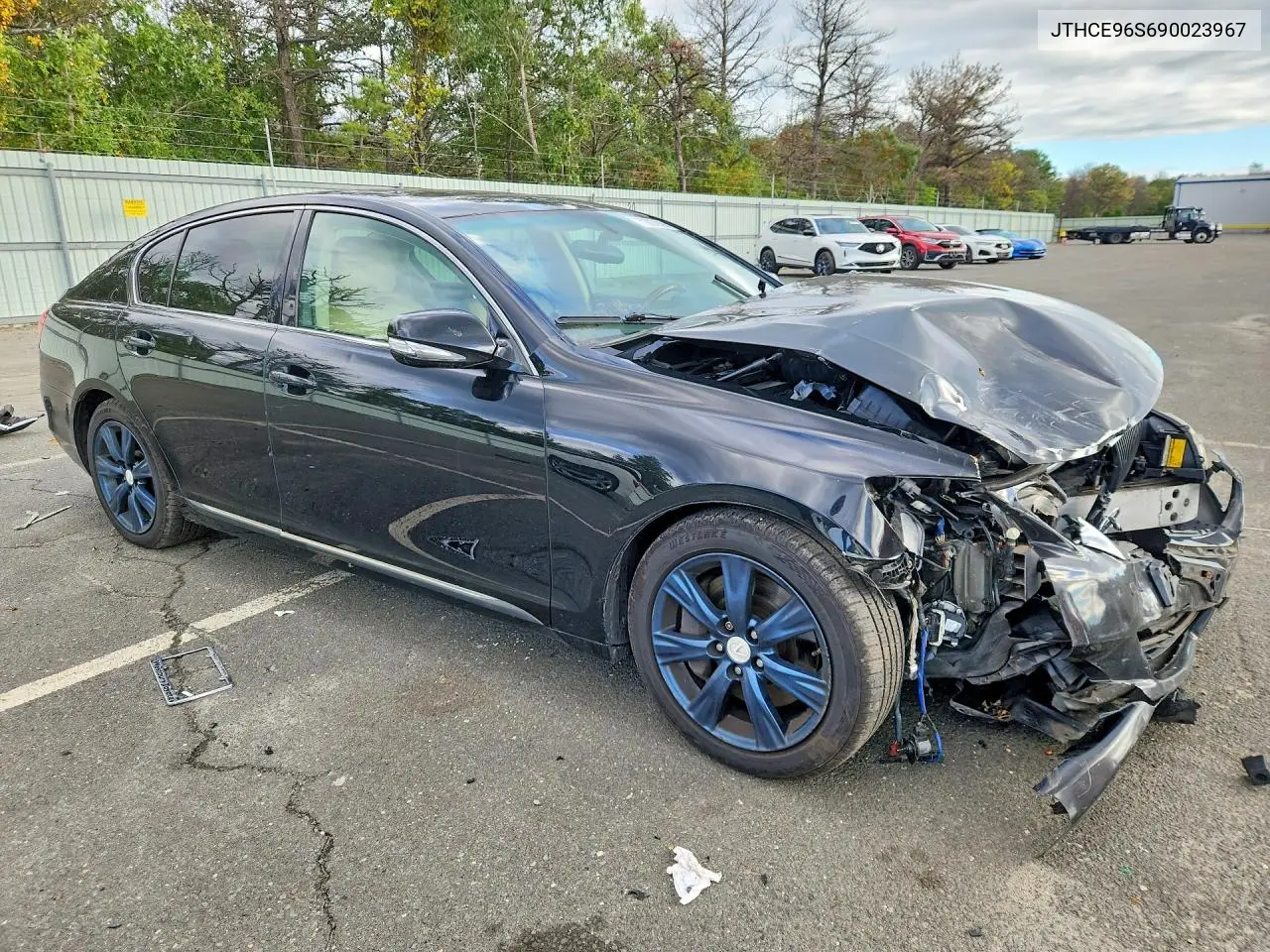 2009 LEXUS GS VIN JTHCE96S690023967 — фото 4