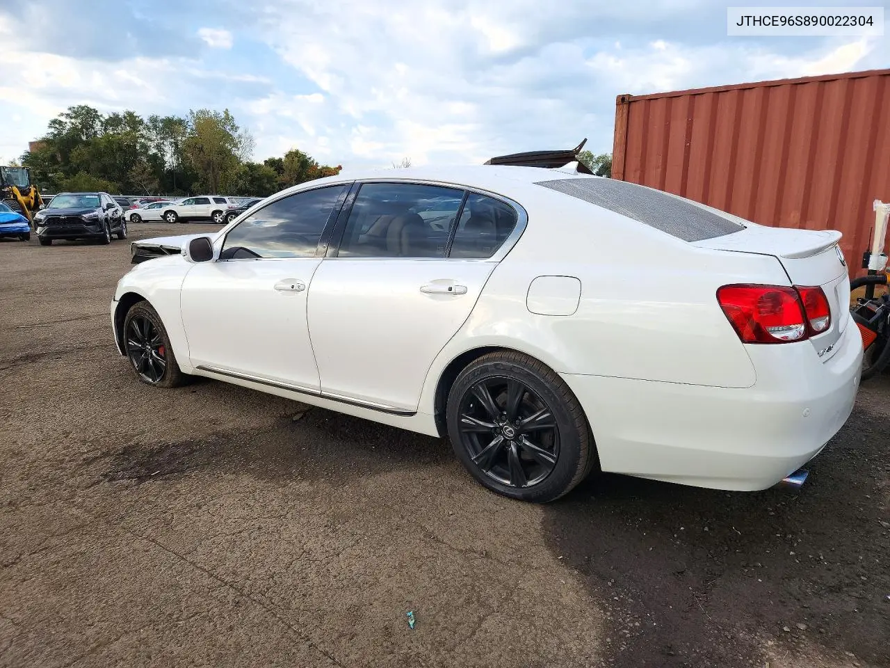 2009 LEXUS GS VIN JTHCE96S890022304 — фото 2