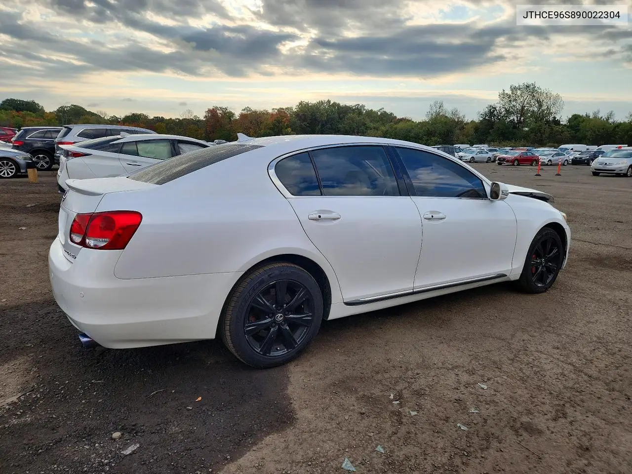 2009 LEXUS GS VIN JTHCE96S890022304 — фото 3