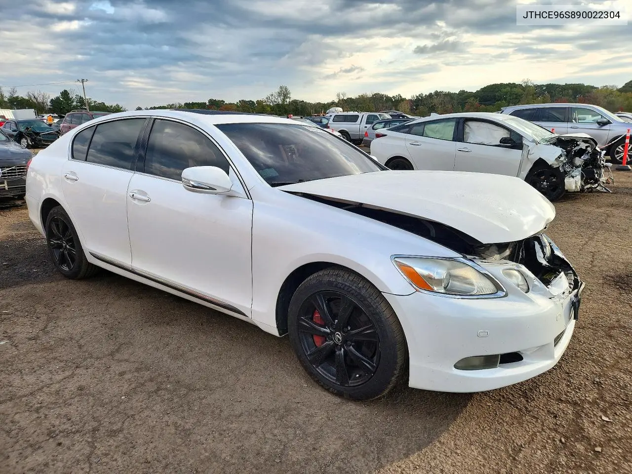 2009 LEXUS GS VIN JTHCE96S890022304 — фото 4