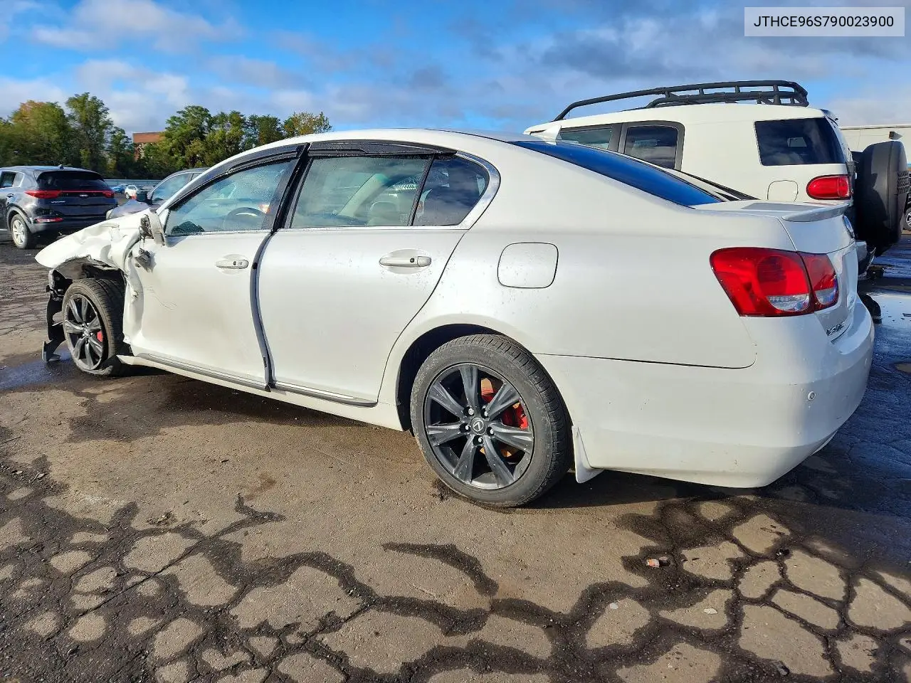 2009 LEXUS GS VIN JTHCE96S790023900 — фото 2