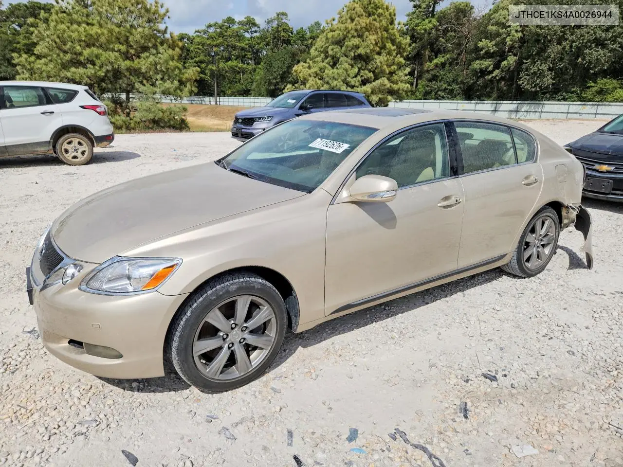 LEXUS GS 2010, VIN JTHCE1KS4A0026944