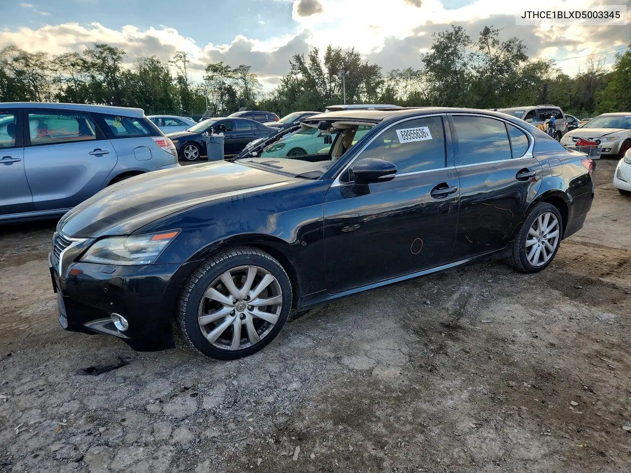 LEXUS GS 2013, VIN JTHCE1BLXD5003345