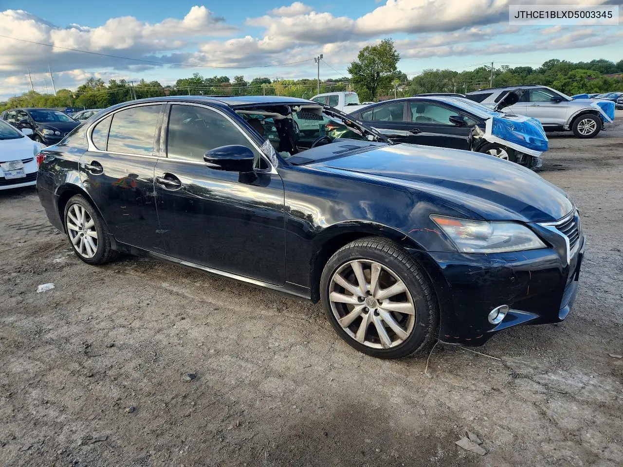 2013 LEXUS GS VIN JTHCE1BLXD5003345 — фото 4