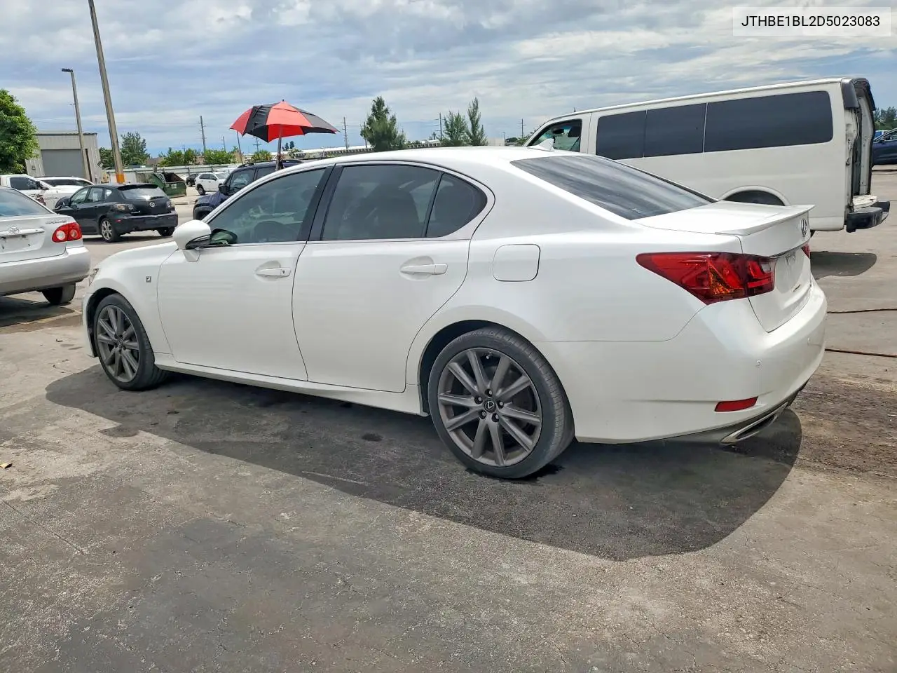 2013 LEXUS GS VIN JTHBE1BL2D5023083 — фото 2