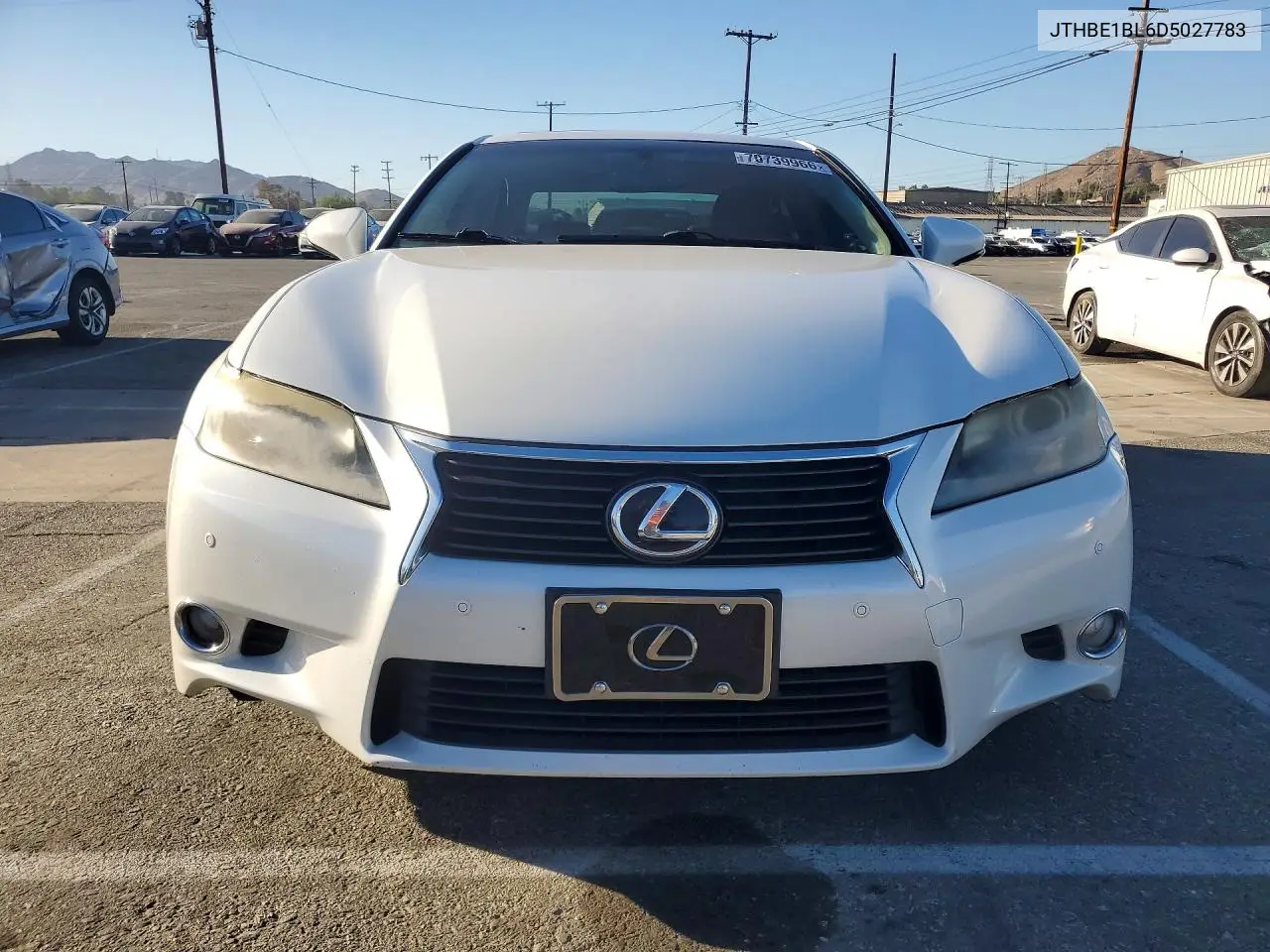 2013 LEXUS GS VIN JTHBE1BL6D5027783 — фото 5