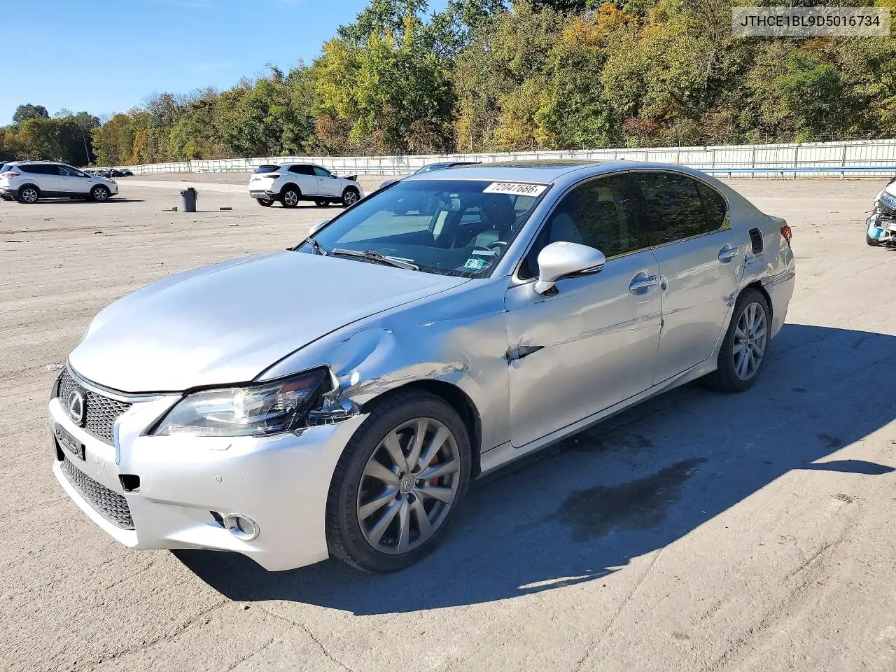 LEXUS GS 2013, VIN JTHCE1BL9D5016734