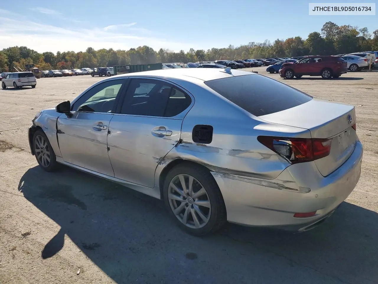 2013 LEXUS GS VIN JTHCE1BL9D5016734 — фото 2