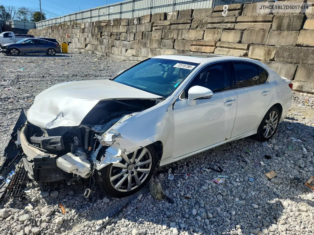 LEXUS GS 2013, VIN JTHCE1BL7D5017414