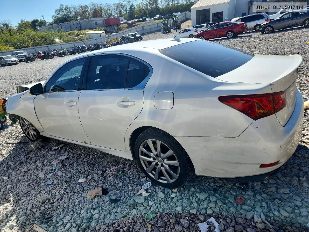 2013 LEXUS GS VIN JTHCE1BL7D5017414 — фото 2