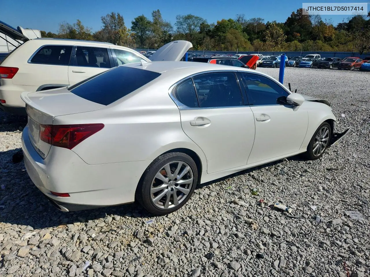 2013 LEXUS GS VIN JTHCE1BL7D5017414 — фото 3