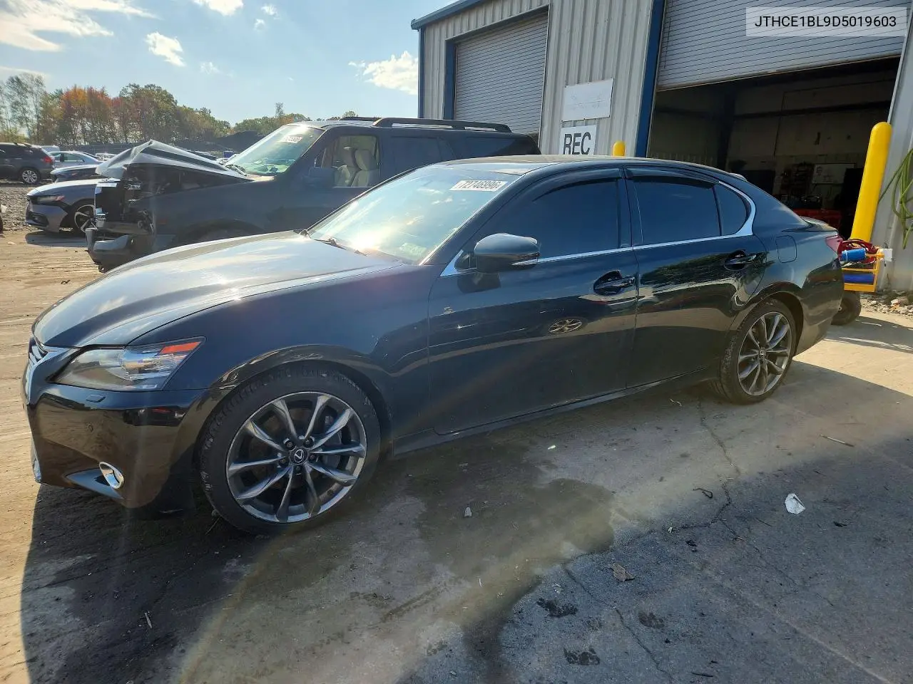 LEXUS GS 2013, VIN JTHCE1BL9D5019603