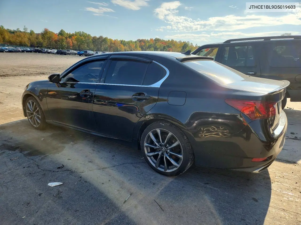 2013 LEXUS GS VIN JTHCE1BL9D5019603 — фото 2