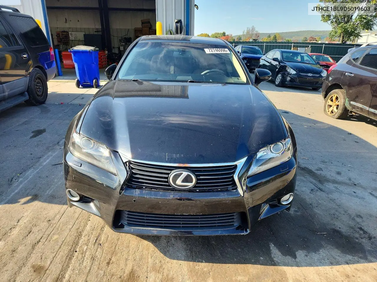 2013 LEXUS GS VIN JTHCE1BL9D5019603 — фото 5