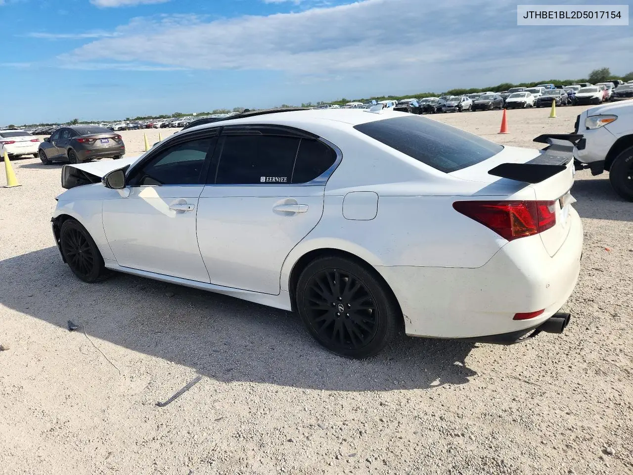 2013 LEXUS GS VIN JTHBE1BL2D5017154 — фото 2