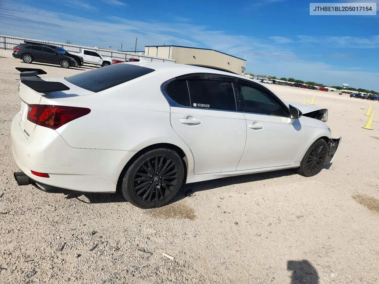 2013 LEXUS GS VIN JTHBE1BL2D5017154 — фото 3