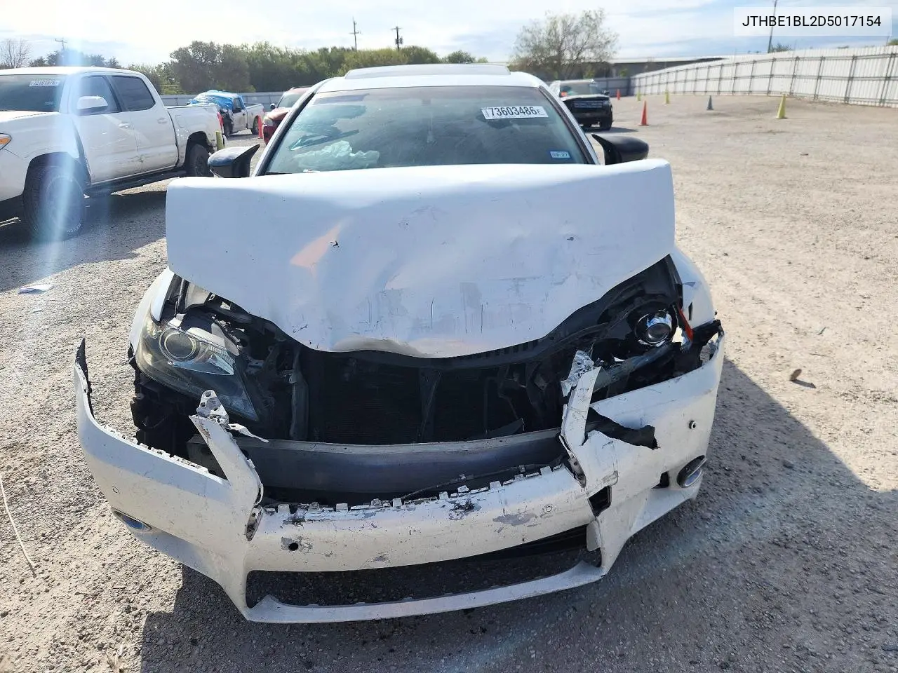 2013 LEXUS GS VIN JTHBE1BL2D5017154 — фото 5