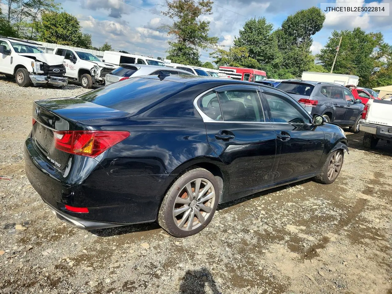 2014 LEXUS GS VIN JTHCE1BL2E5022814 — фото 3