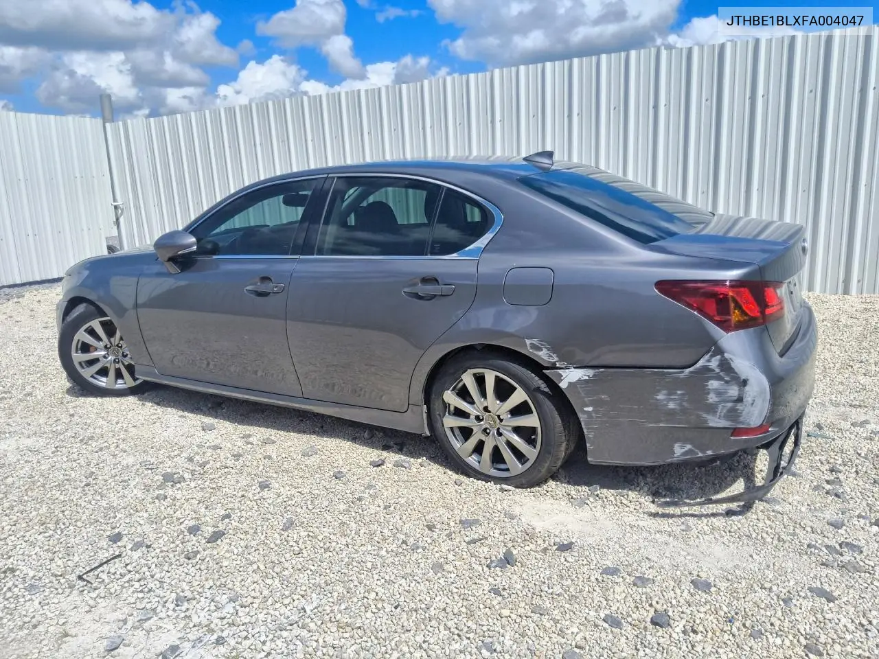2015 LEXUS GS VIN JTHBE1BLXFA004047 — фото 2