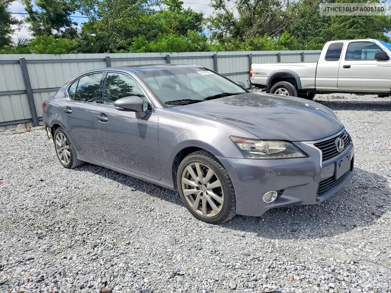 2015 LEXUS GS VIN JTHCE1BL5FA005160 — фото 4