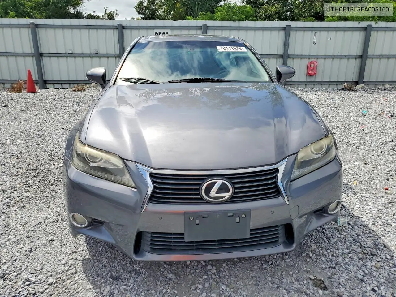 2015 LEXUS GS VIN JTHCE1BL5FA005160 — фото 5