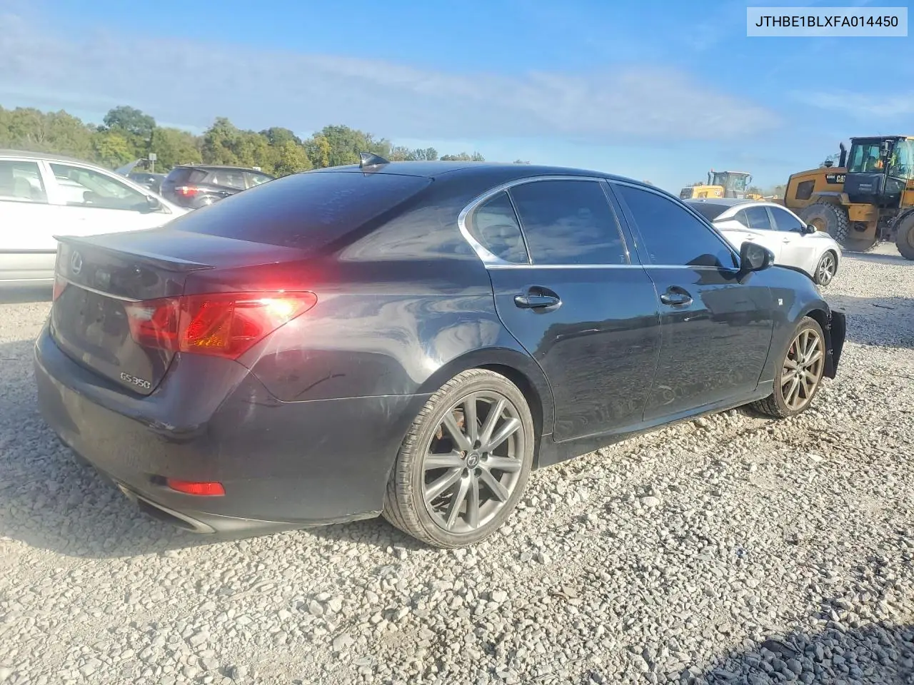 2015 LEXUS GS VIN JTHBE1BLXFA014450 — фото 3