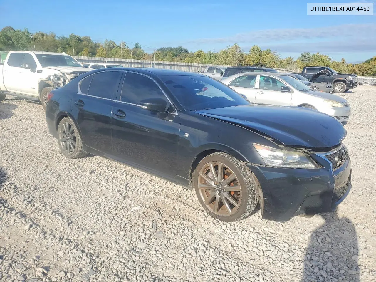 2015 LEXUS GS VIN JTHBE1BLXFA014450 — фото 4
