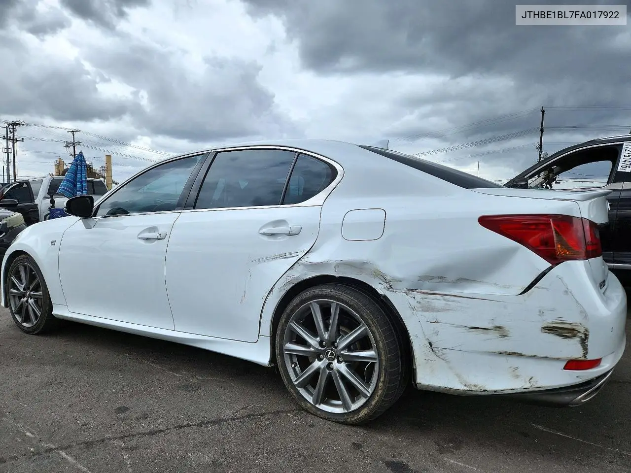 2015 LEXUS GS VIN JTHBE1BL7FA017922 — фото 2