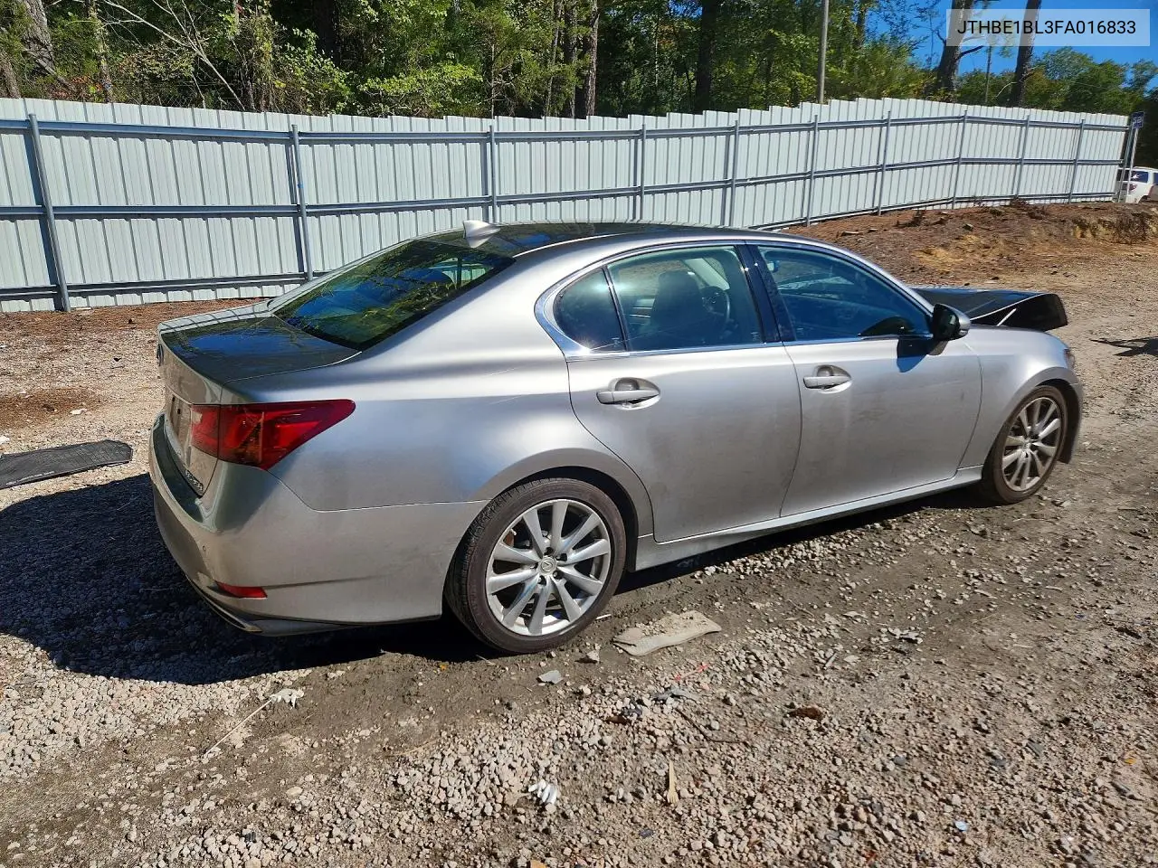 2015 LEXUS GS VIN JTHBE1BL3FA016833 — фото 3