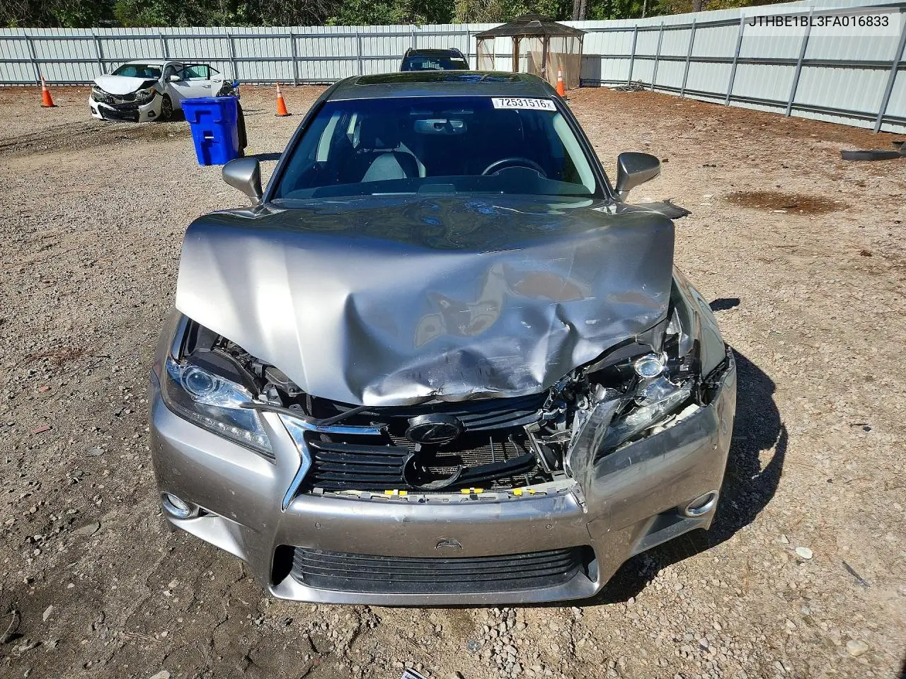 2015 LEXUS GS VIN JTHBE1BL3FA016833 — фото 5
