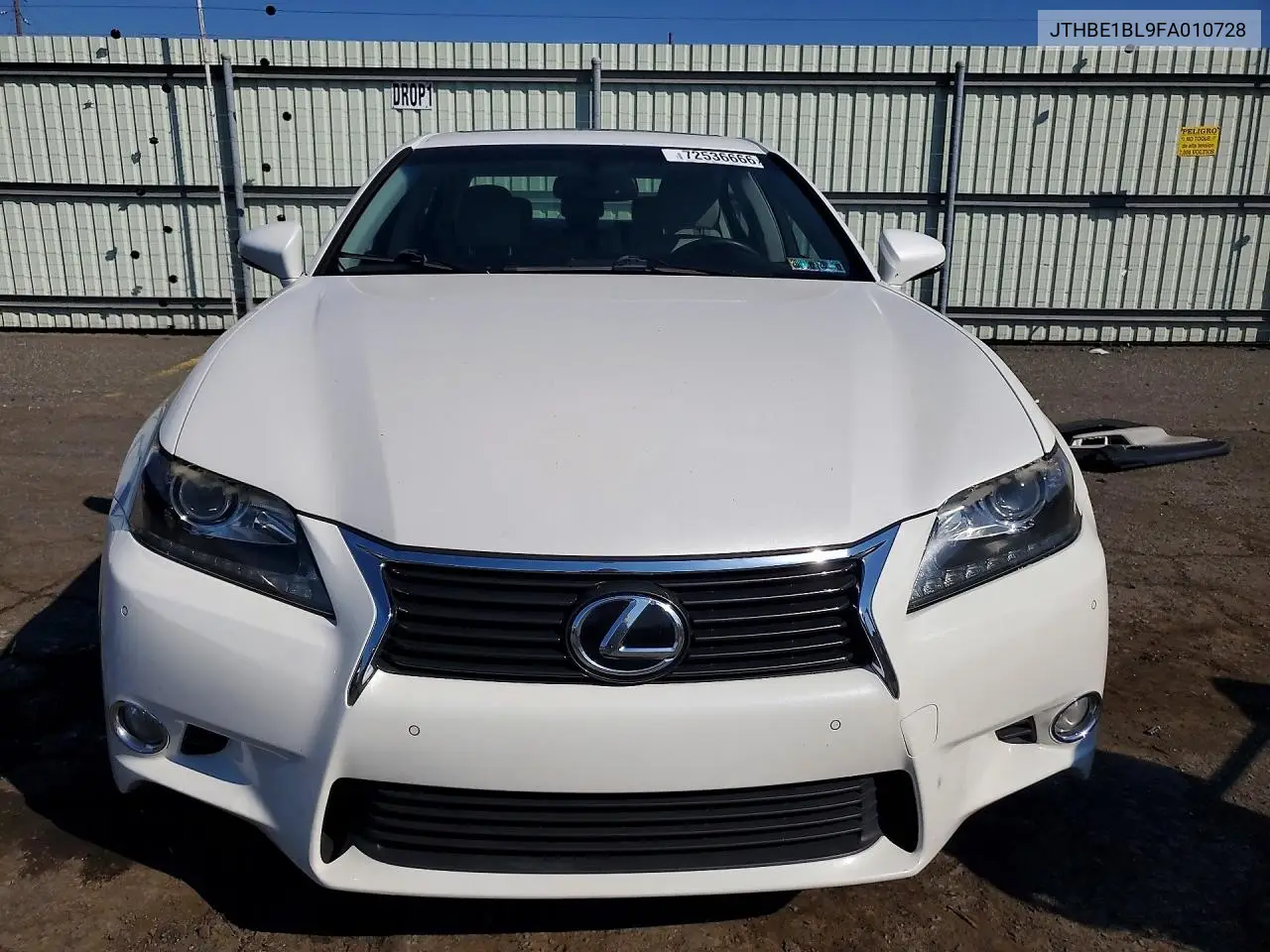 2015 LEXUS GS VIN JTHBE1BL9FA010728 — фото 5