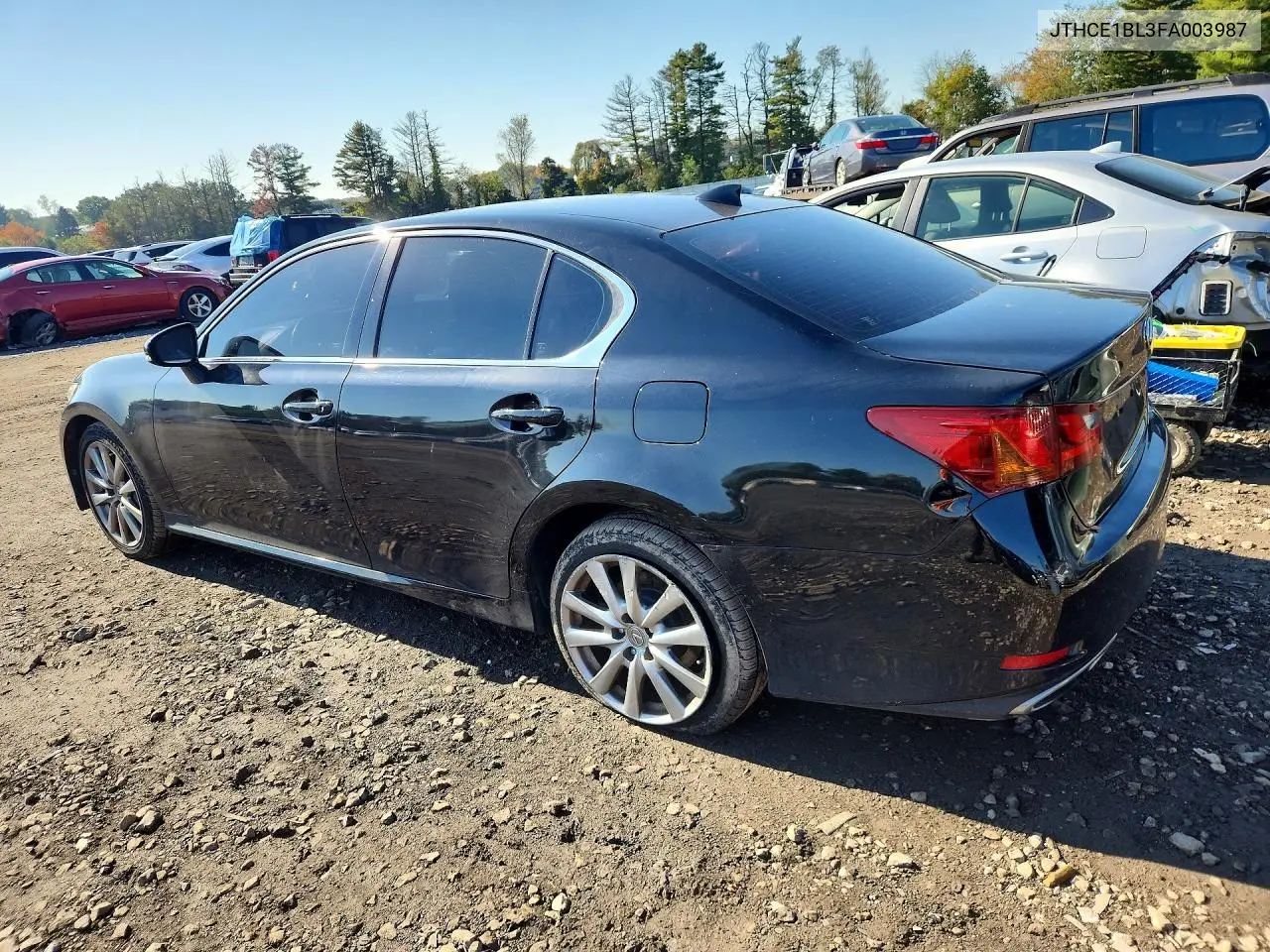 2015 LEXUS GS VIN JTHCE1BL3FA003987 — фото 2