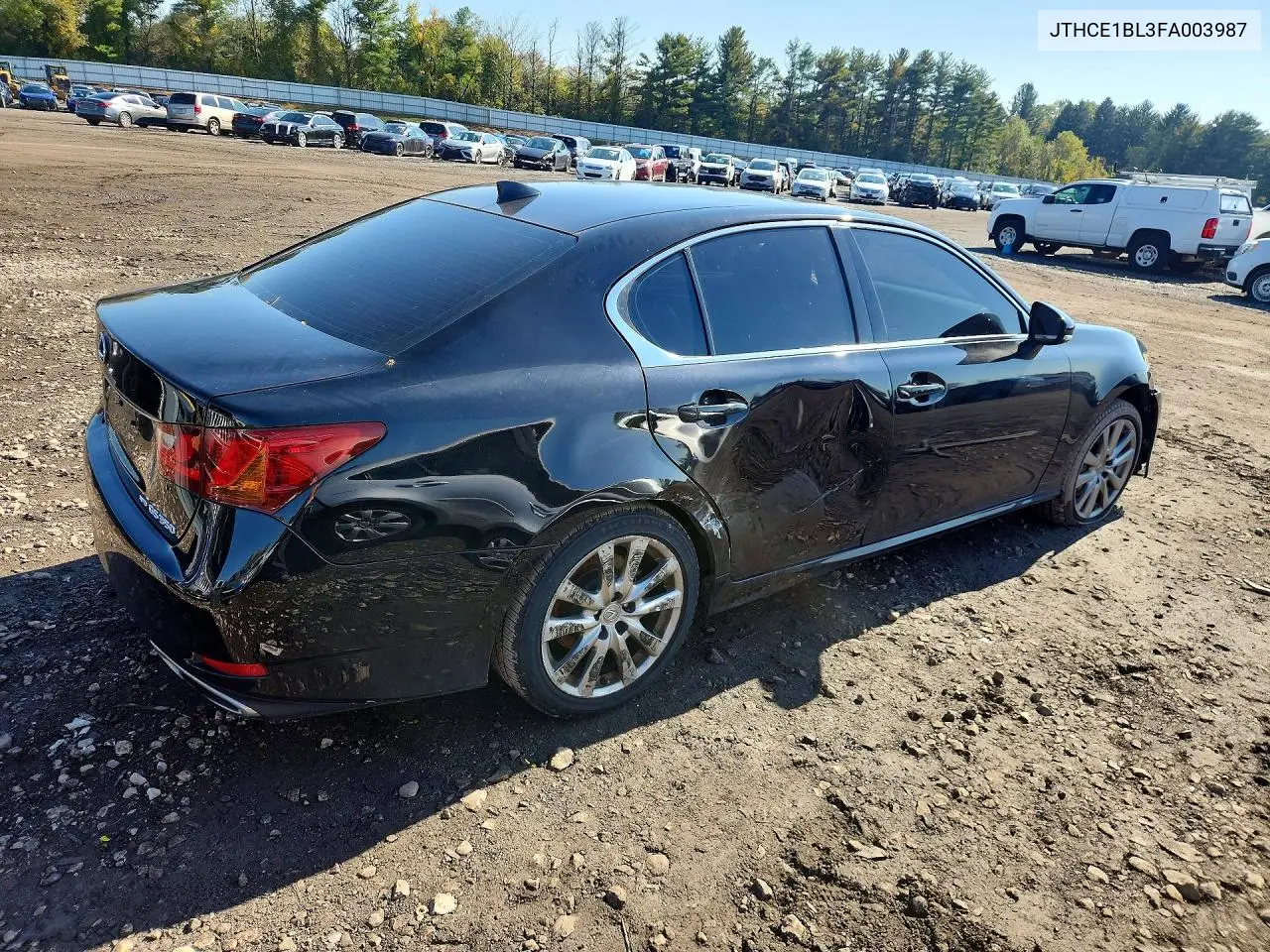 2015 LEXUS GS VIN JTHCE1BL3FA003987 — фото 3